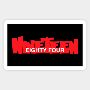 1984 Nightmare Movie Sticker